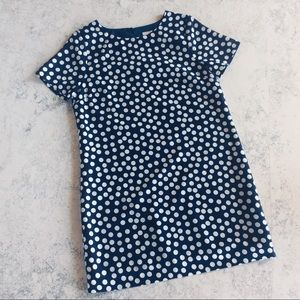 J Crew Navy Polka Dot Dress - 12